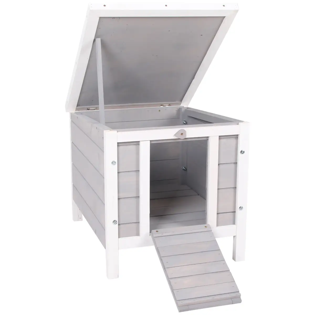 Unbranded Wooden Rabbit Hutch Bunny Cage Guinea Pig House Pet Habitat Ferret Pawhut - Rabbit Hutch