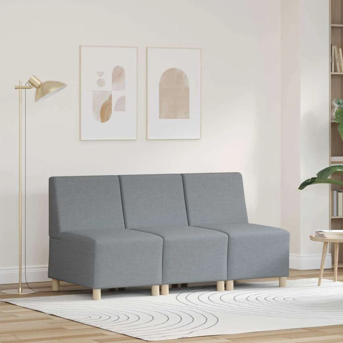 VidaXL Modular Sofa Unit 55x74x82 Cm Armless Living Room by vidaXL
