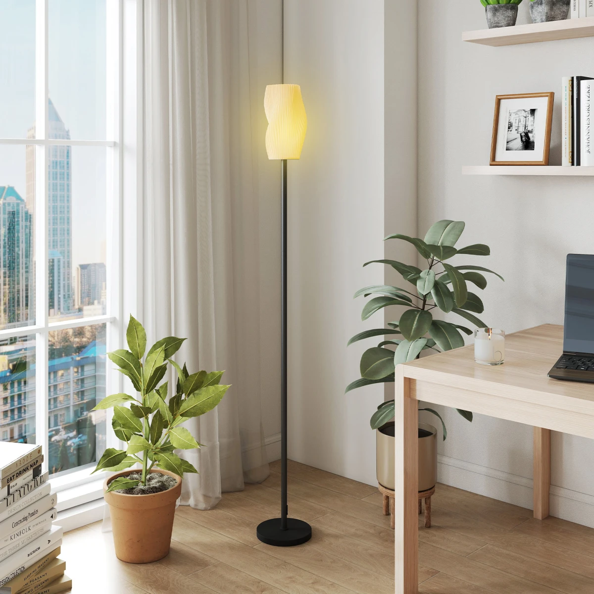 N/A Premium Floor Lamp 3D Shade Foot Switch For Home - Lamp
