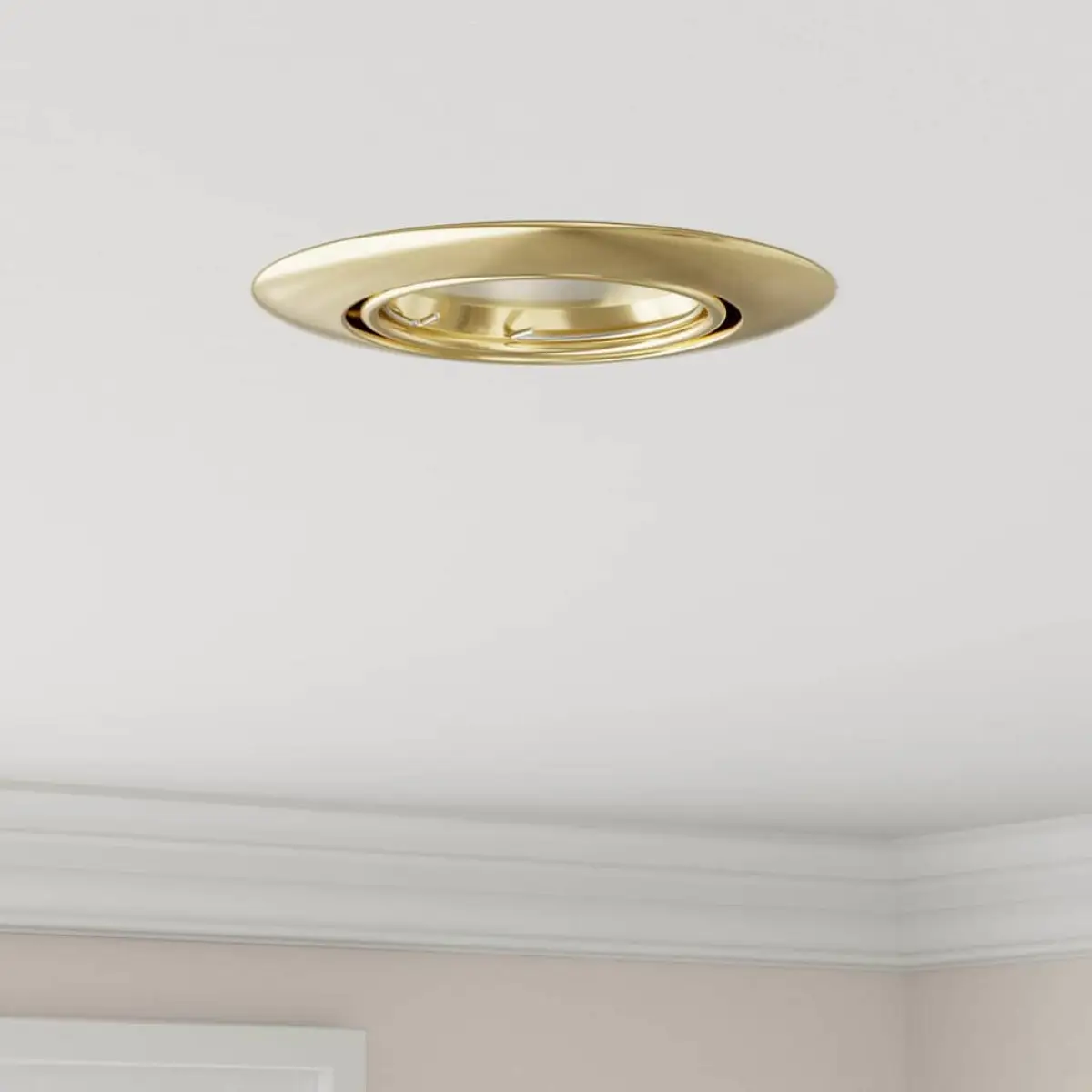 vidaXL vidaXL Spotlight 6 pcs Gold 9 x 9 x 2.5 cm Metal - Spotlight