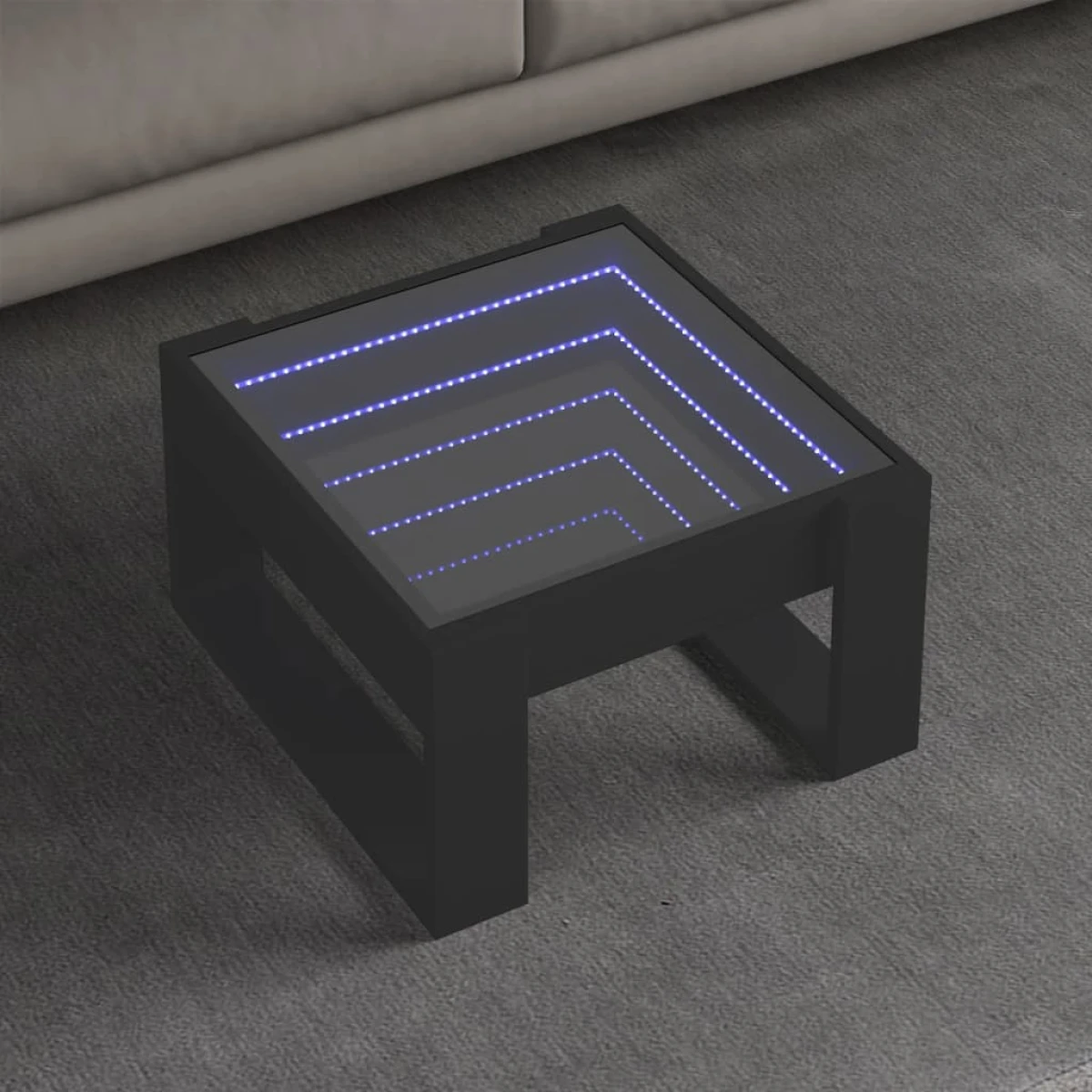 VidaXL Coffee Table 50x53x30 Infinity LED Lounge by vidaXL