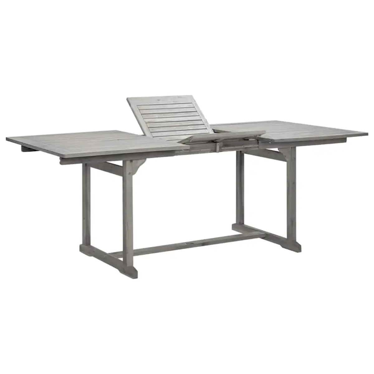 vidaXL vidaXL Garden Dining Table (150-200)x100x75 cm Solid Acacia Wood - Garden Table