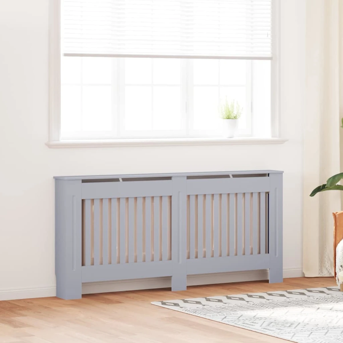 vidaXL vidaXL Radiator Cover 172x19x81.5cm Slatted Home - Radiator