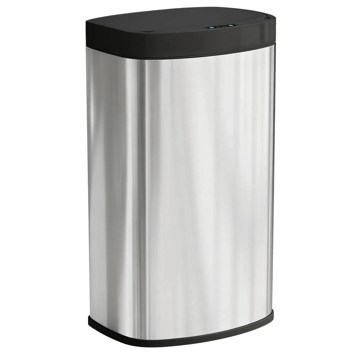 HOMCOM 55L Sensor Bin with Soft-Close Lid, Automatic Touchless Motion Sensor Kitchen Bin with Fingerprint Resistant Stainless Steel for Hygienic Gyms, Home Office Use, Silver Tone - from HOMCOM