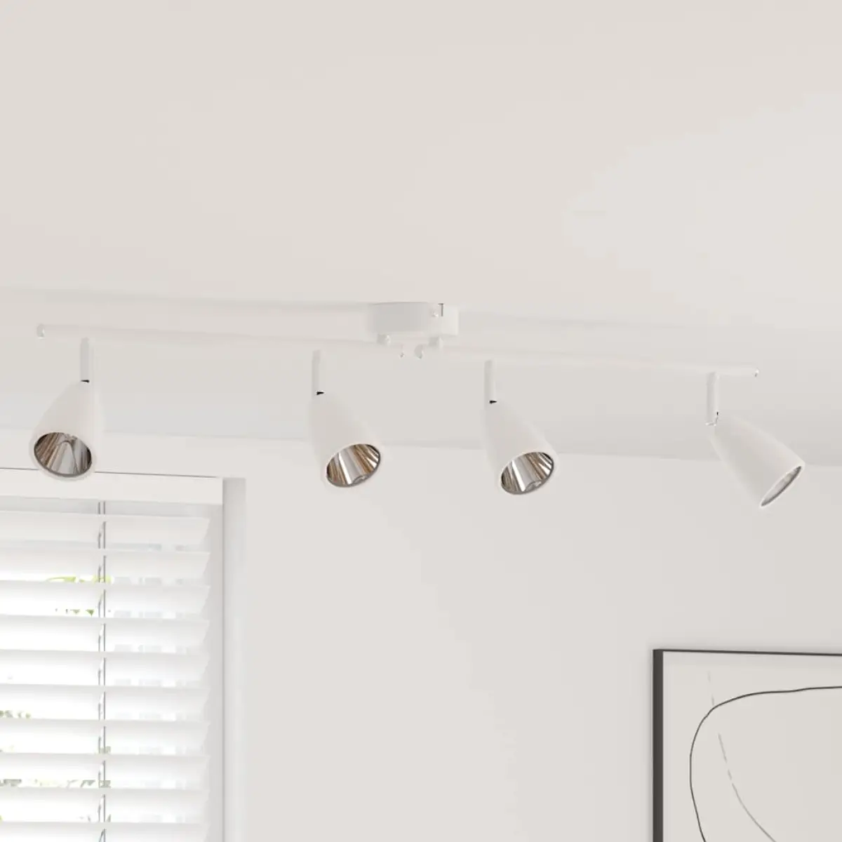 vidaXL vidaXL Ceiling Spotlight White 70 x 12.5 x 10.5 cm Metal - Spotlight
