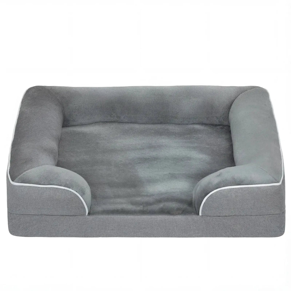 PawHut Dog Sofa Bed, Washable Pet Bed with Removable Cover and Non-Slip Bottom for Cats and Small Dogs, Grey - from PawHut