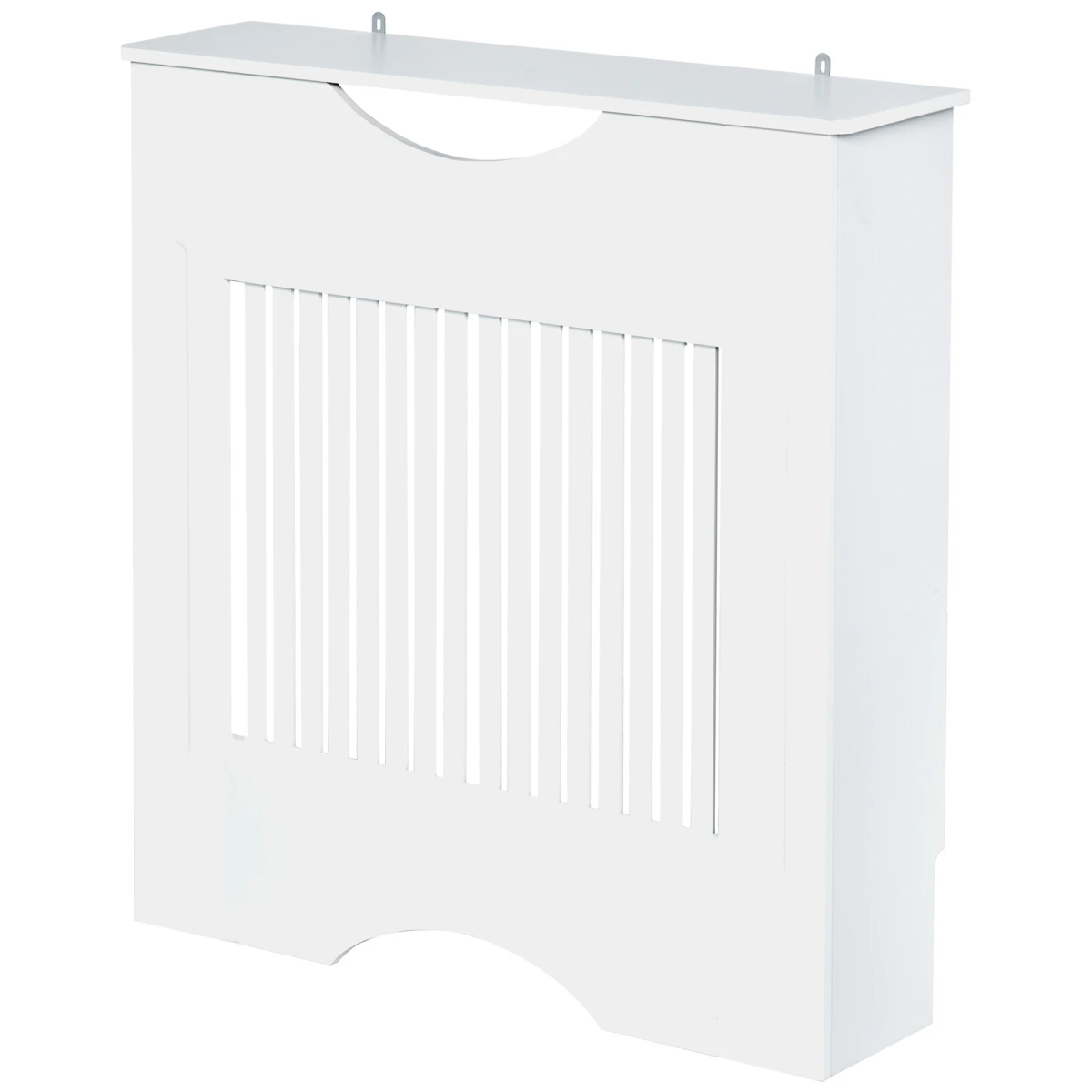 HOMCOM Radiator Cover Slatted Front White Home by HOMCOM