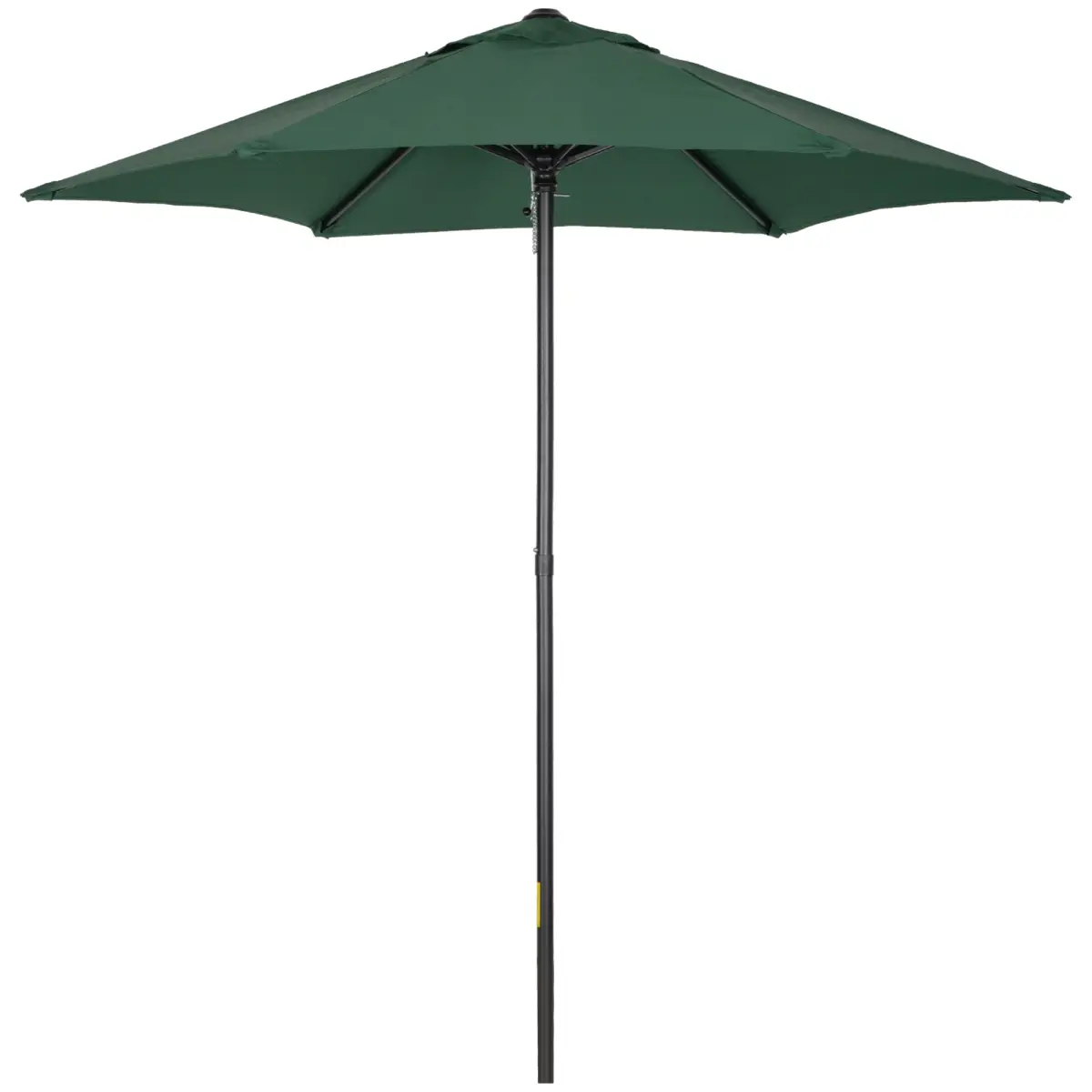 Outsunny 1.96m Parasol Patio Umbrella, Green - Parasol