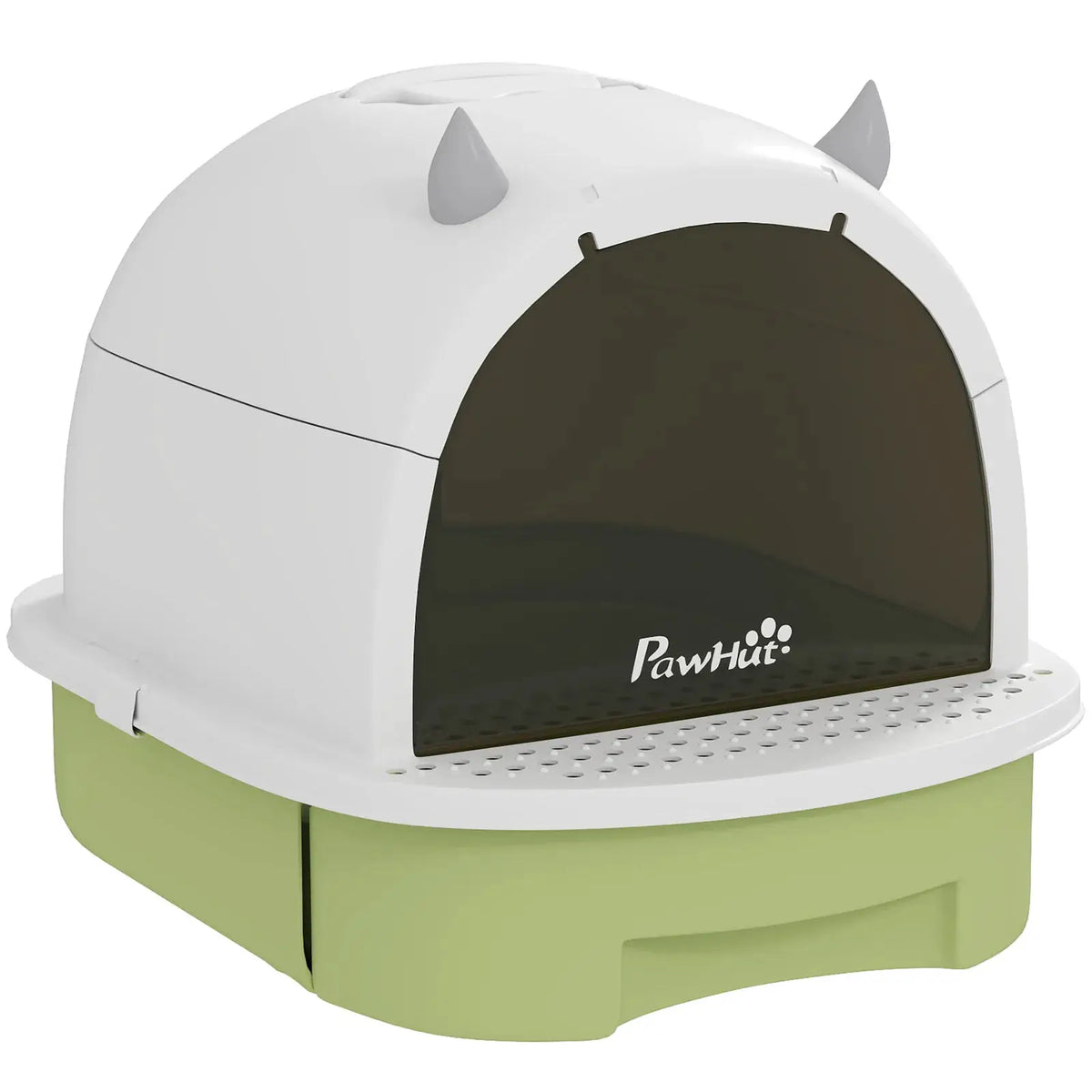 PawHut Enclosed Cat Litter Box w/ Pull-Out Drawer, Scoop, Deodorising Bags for Odour Control, Privacy, Portable, Easy to Clean - from PawHut