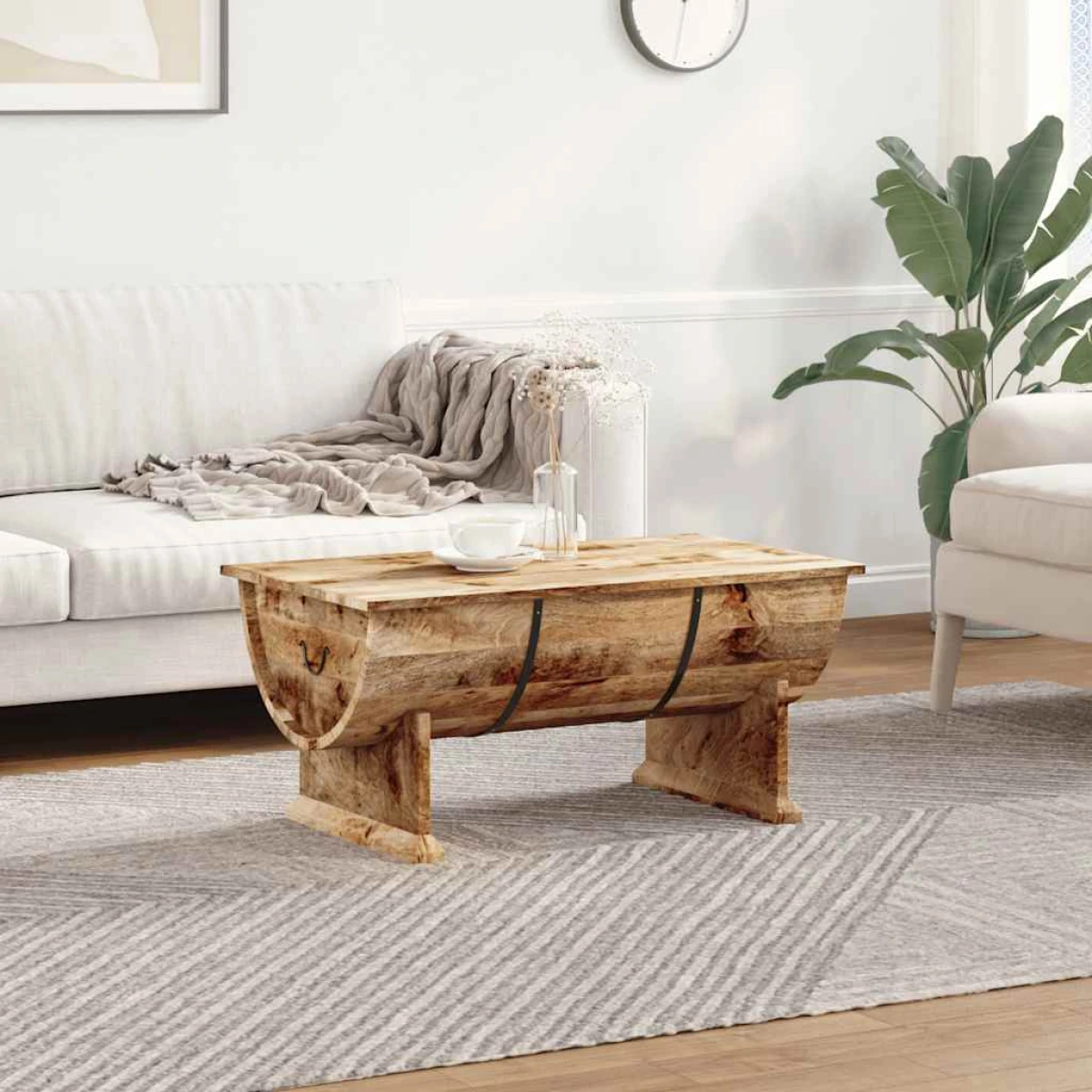 vidaXL vidaXL Coffee Table 88x50x40 Solid Mango Home - Coffee Table