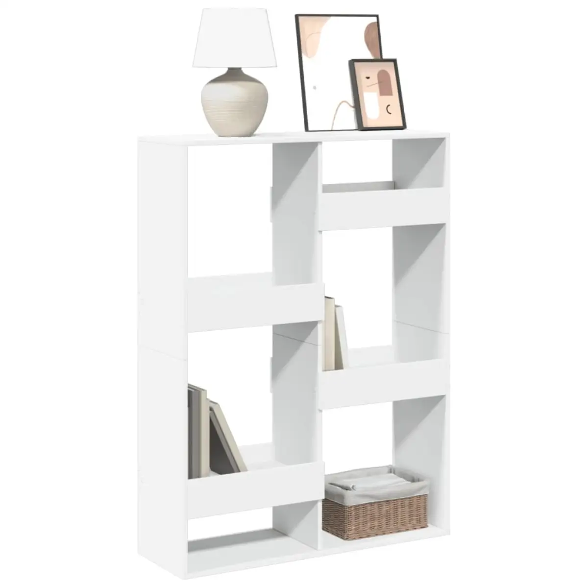vidaXL vidaXL Bookcase White 100x33x135 cm Engineered Wood - Bookcase