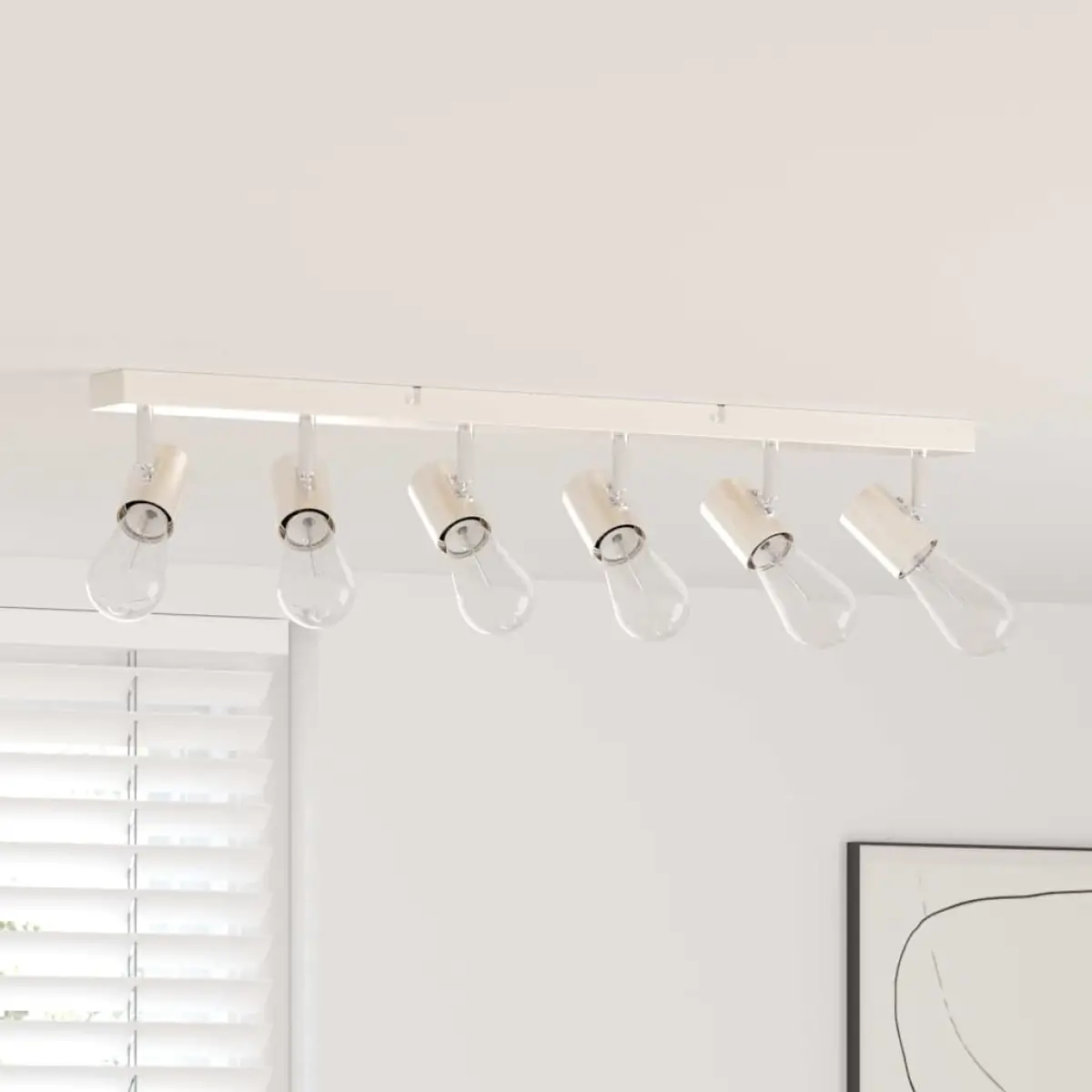vidaXL vidaXL Ceiling Spotlight Nickel 73 x 6.5 x 11.5 cm Metal - Spotlight