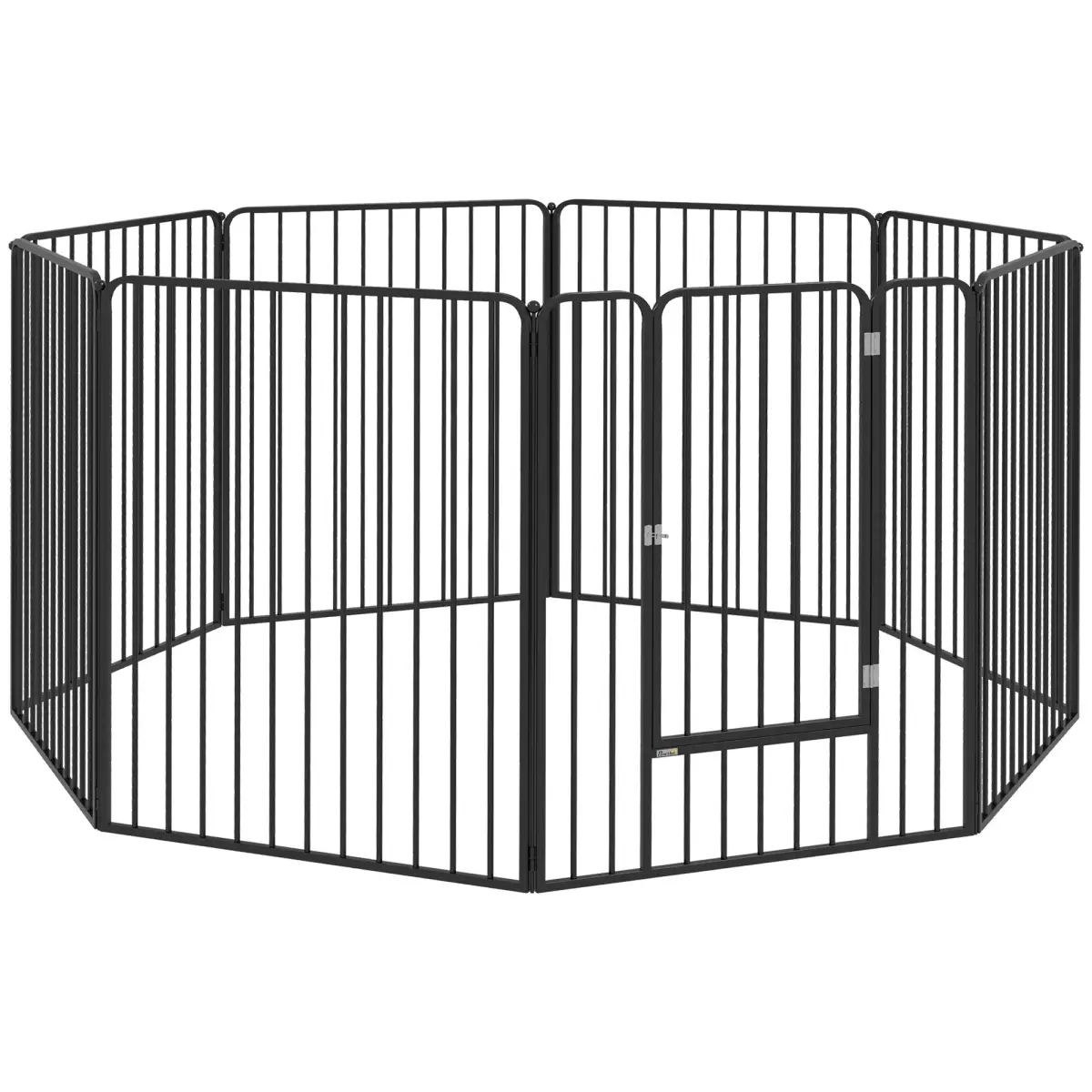 PawHut PawHut 100cm 8 Panels Heavy-Duty Dog Playpen for Small, Medium Dogs - Pet Playpen