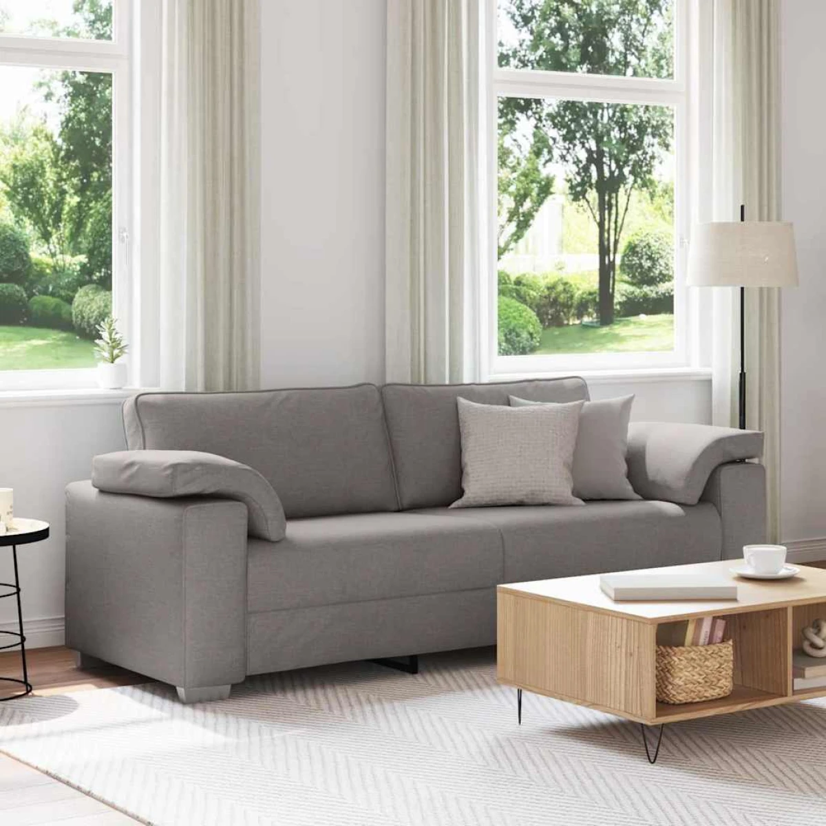 vidaXL vidaXL Sofa 219x77x82 Fabric Living Room - Sofa