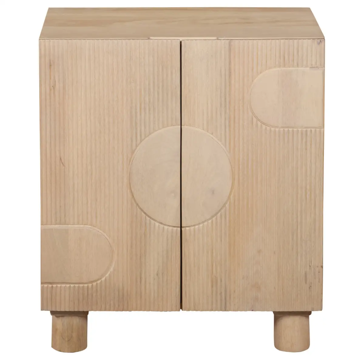 Indian Hub Austin Solid Wooden Small Sideboard - Sideboard