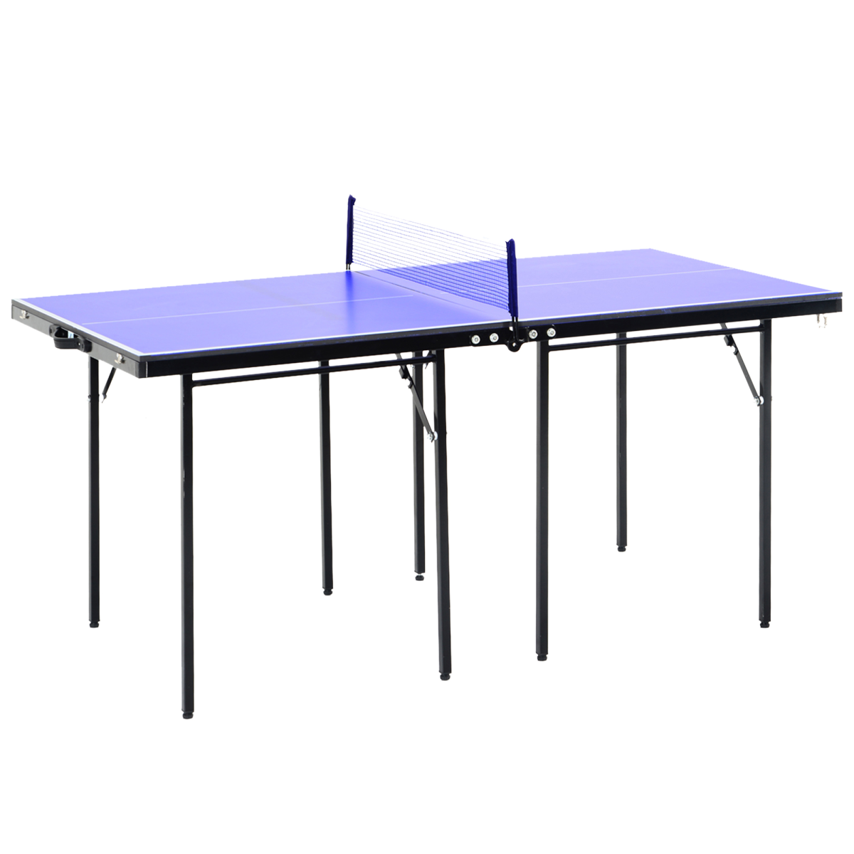 Folding Mini Table Tennis Portable Ping Pong Set Games Play Sport Net HOMCOM - from Unbranded