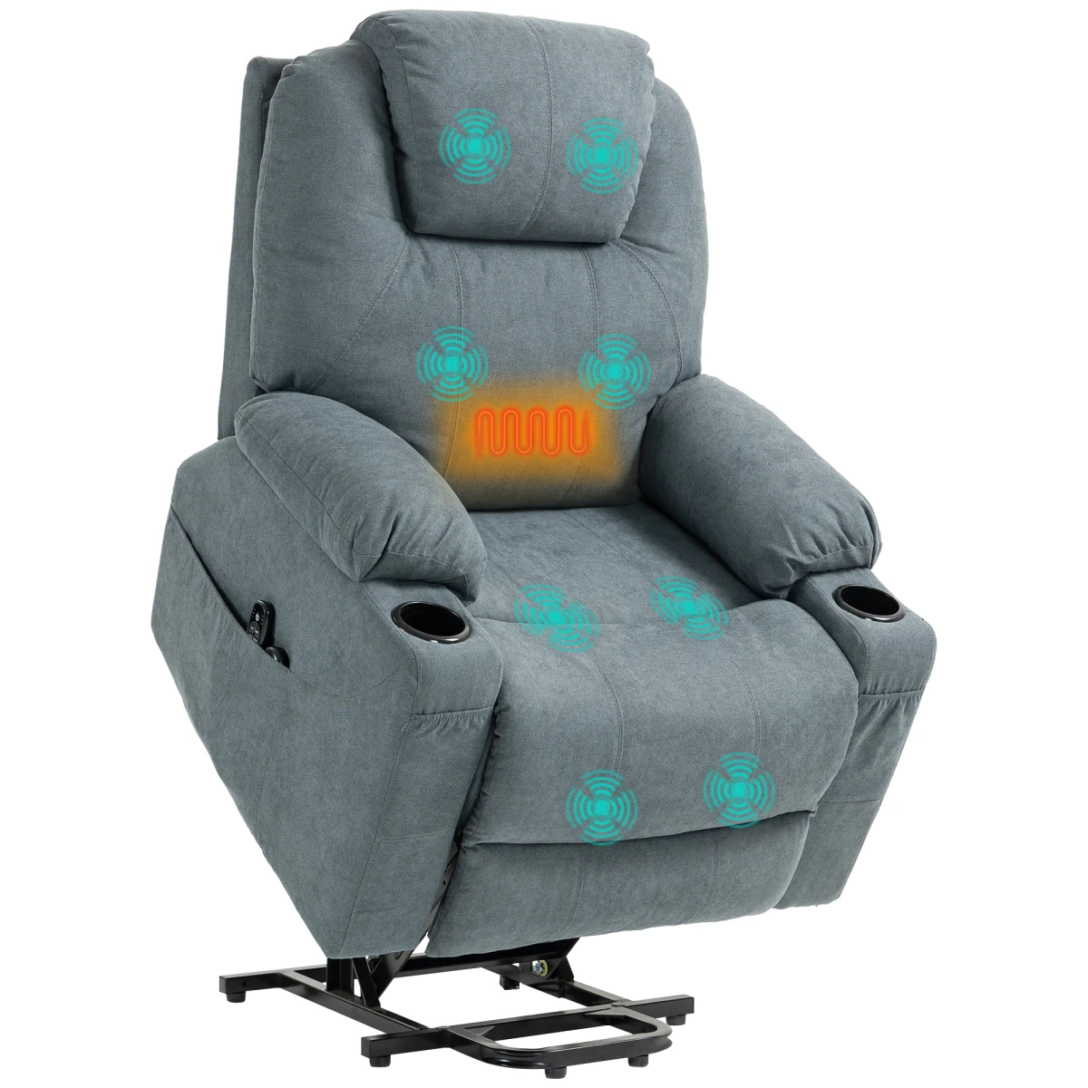 HOMCOM HOMCOM Lift Chair Massage Heat Standard Seniors - Recliner