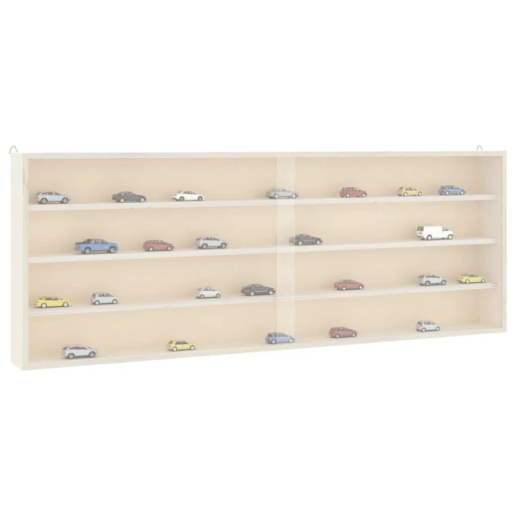 vidaXL vidaXL Wall Display Cabinet with Doors 40x8.5x37 cm - Display Cabinet