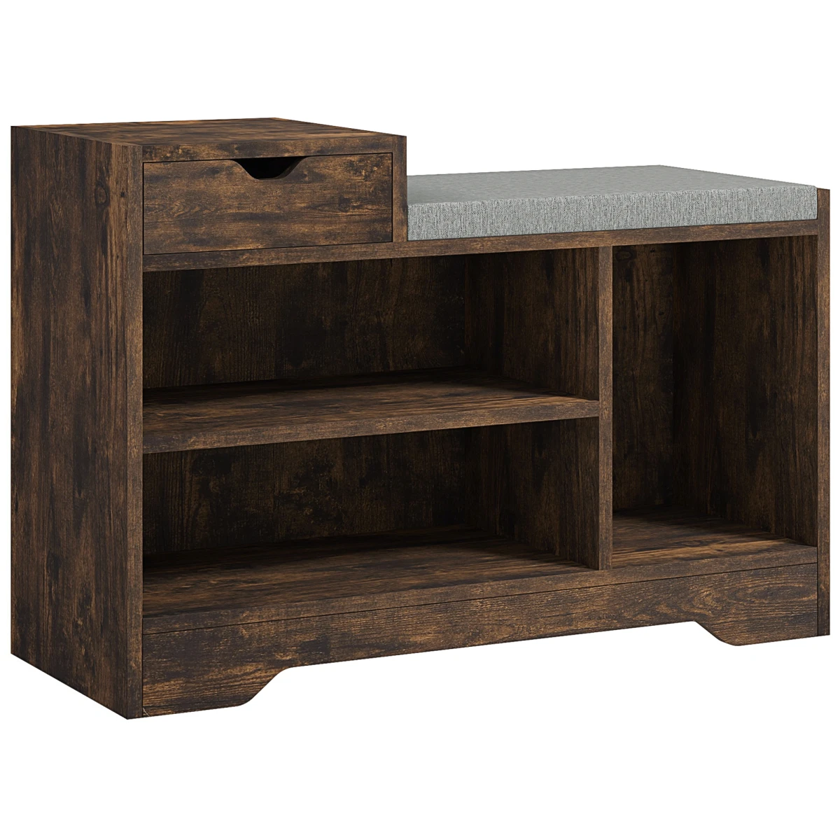 HOMCOM Shoe Bench Compact Drawer Entryway by HOMCOM