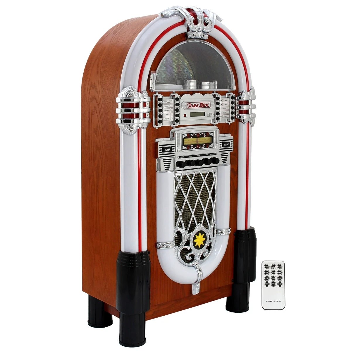 Retro Style Illuminated Jukebox Sound System by Monster Shop