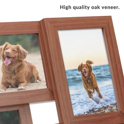 Maison & White Multi Picture Aperture 6" x 4" Photo Frame Wood | M&W - Photo Frame