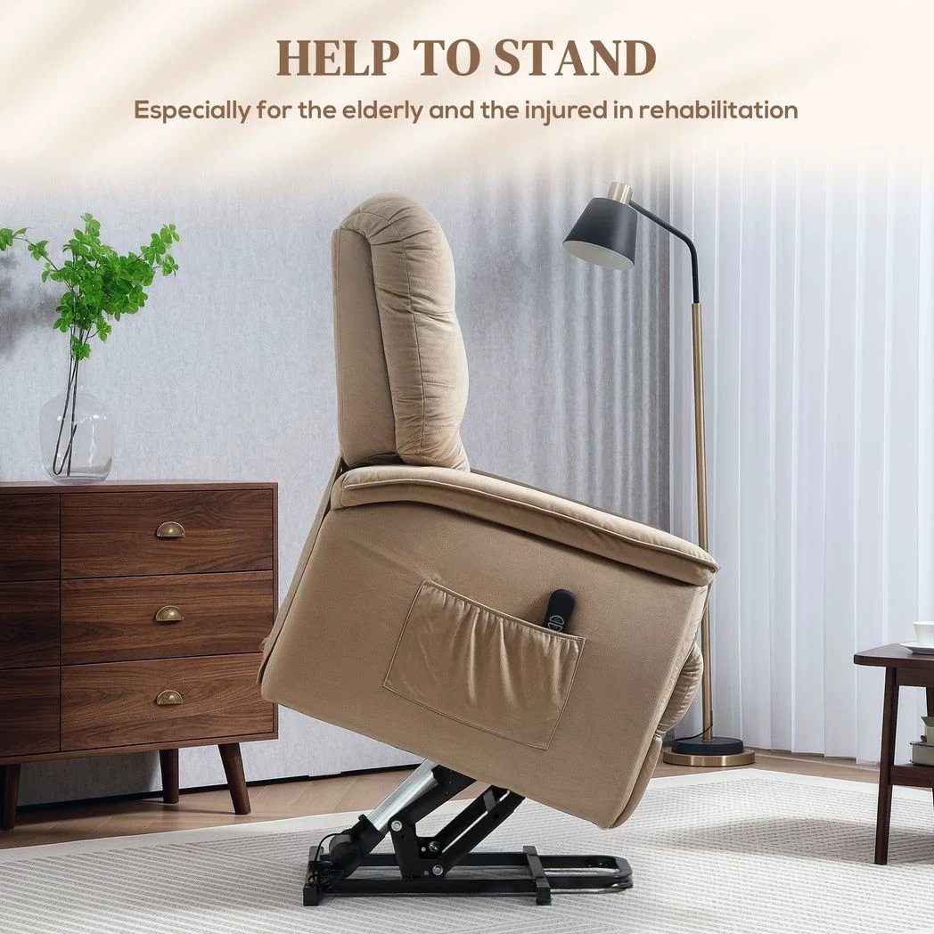 HOMCOM Power Lift Recliner Chair for Elderly w/ Remote Control - Recliner