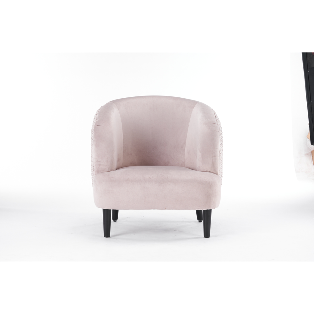 77CM GREY VELVET ARM CHAIR by MSL