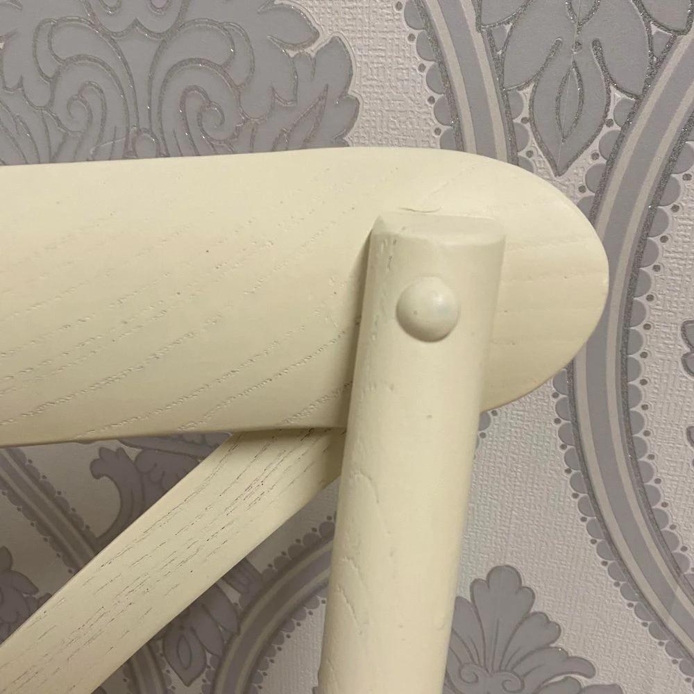MSL WHITE FRENCH CROSS BACK CHAIR - Chairs Wooden Chairs