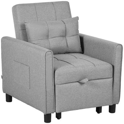 N/A Sofa Chair /Single sofa bed Light Grey - Sofa Bed