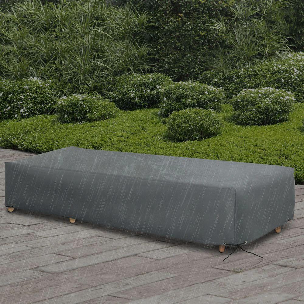 200x73cm Garden Furniture Cover Water UV Resistant Oxford Fabric by Outsunny