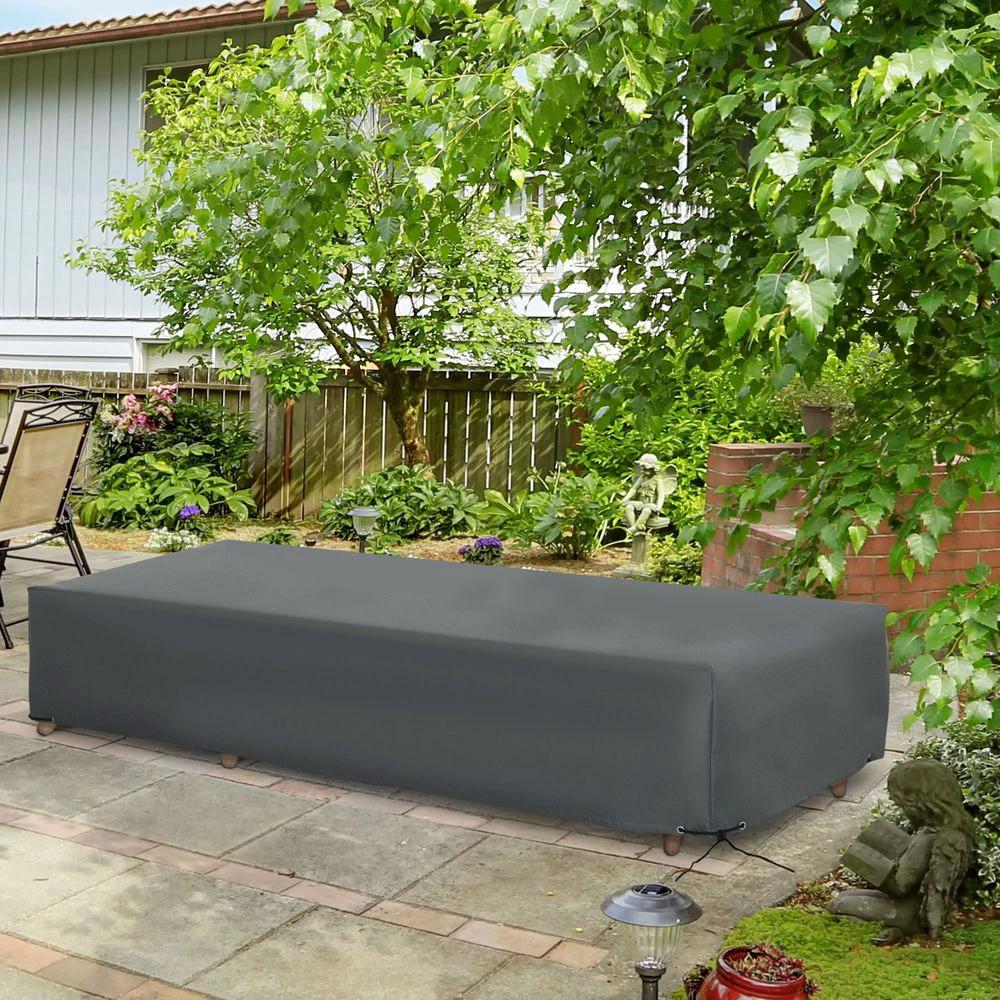 200x73cm Garden Furniture Cover Water UV Resistant Oxford Fabric by Outsunny