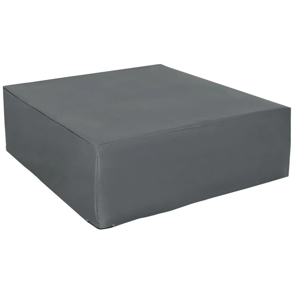 205x192cm Garden Furniture Cover Water UV Resistant Oxford Fabric Grey by Outsunny