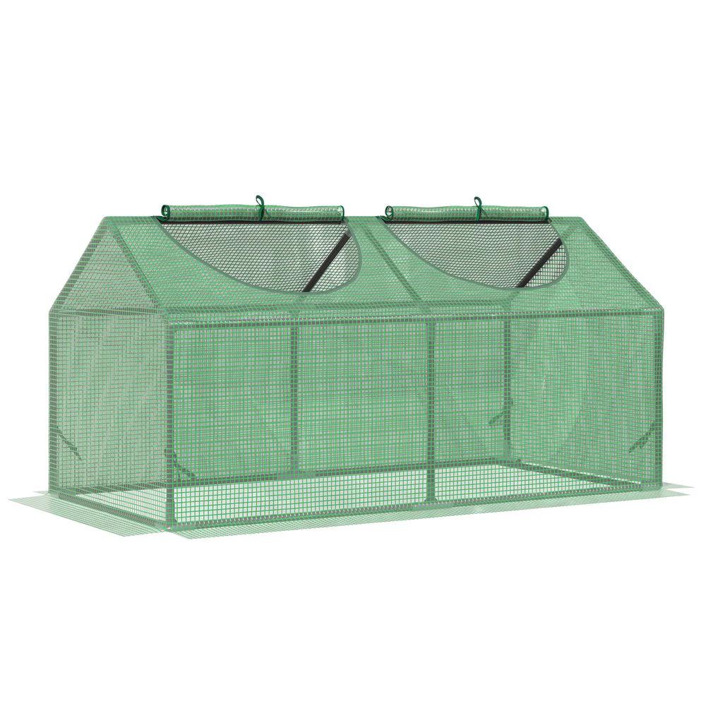Outsunny Mini Greenhouse, with Durable PE Cover, 119x60x60cm - Uncategorized Cover