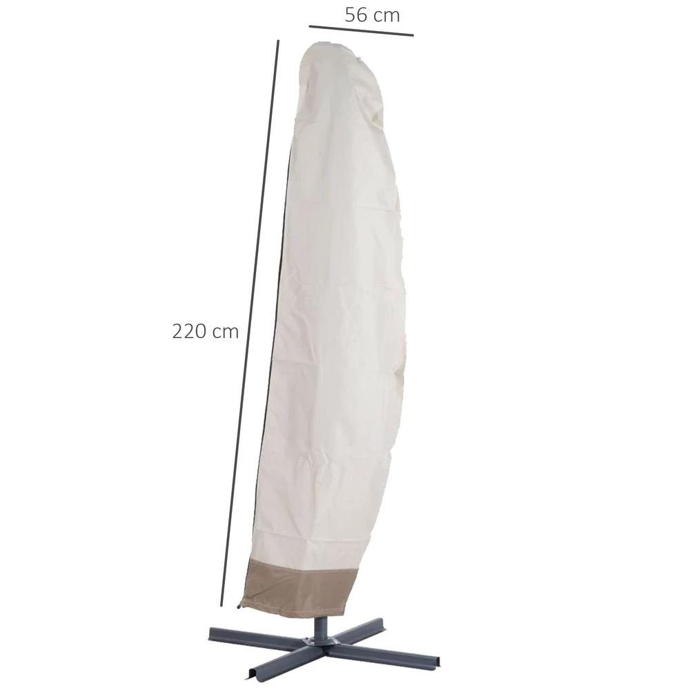 Outsunny Outdoor Parasol Cover Umbrella Garden Furniture Protection Wind Rain - Uncategorized Cover