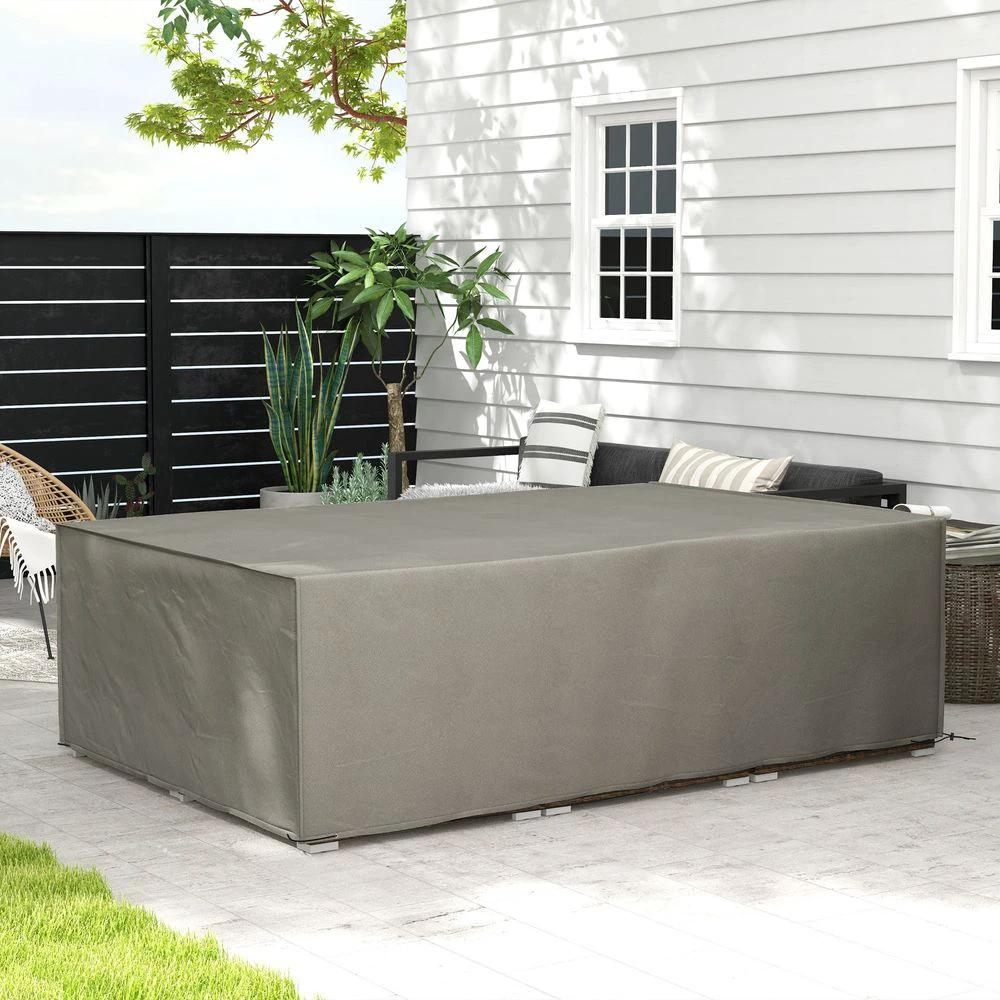 Outsunny Garden Furniture Cover Outdoor Waterproof Rattan Set Rain Protection by Outsunny