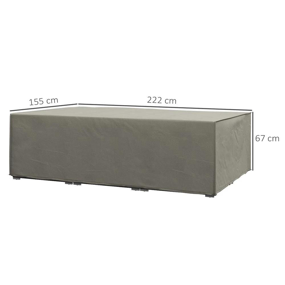 Outsunny Garden Furniture Cover Outdoor Waterproof Rattan Set Rain Protection by Outsunny