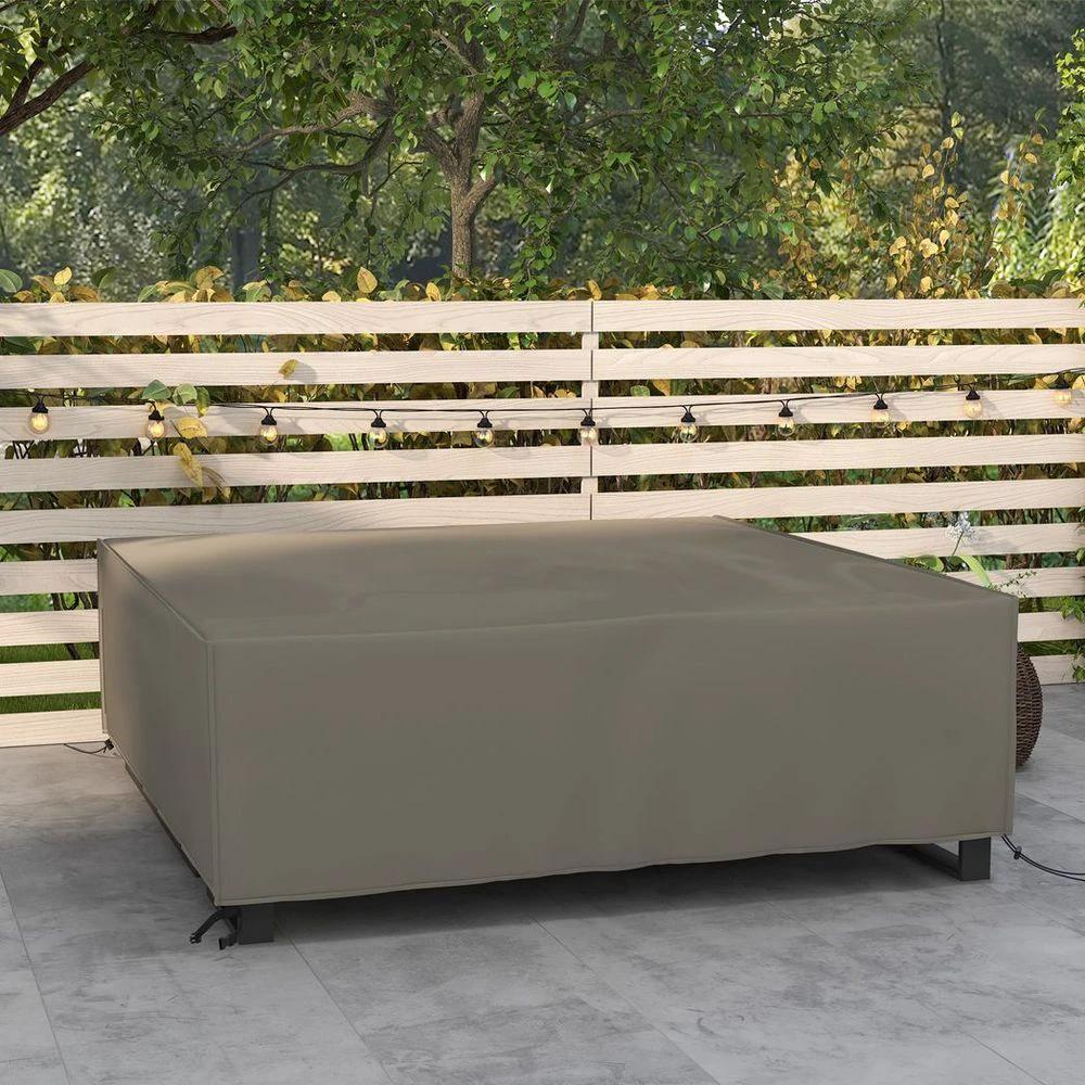 Outsunny Large Garden Set Square Cover Outdoor Furniture Waterproof Resist Fade by Outsunny