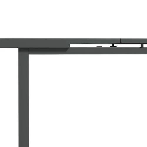 Outsunny Outsunny Extending Garden Table Outdoor for 6-8 People, Aluminium Frame -