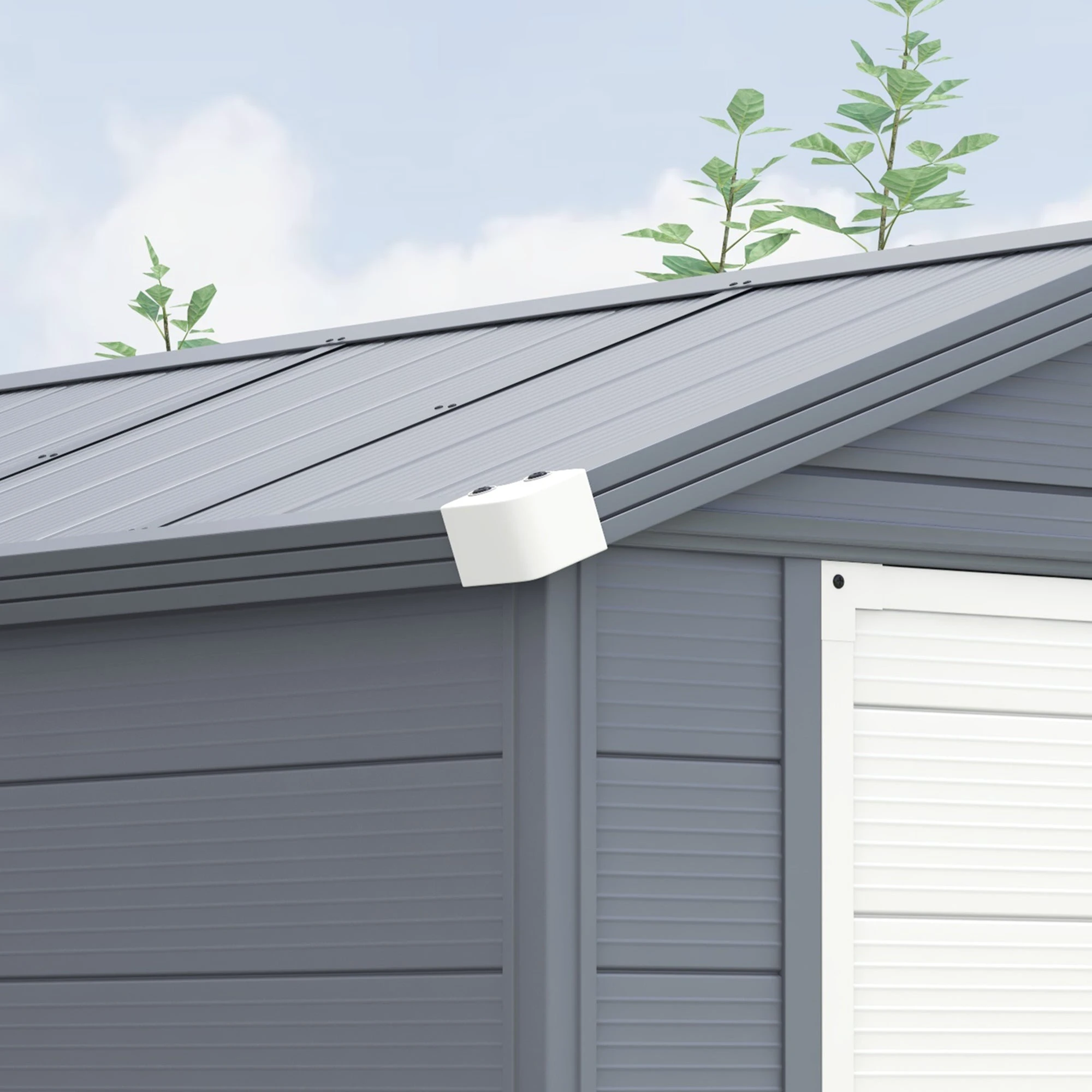 Outsunny Garden Shed Storage with Foundation Kit and Vents by Outsunny