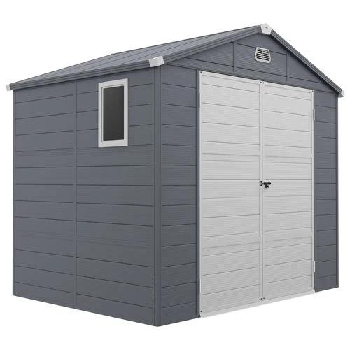 Outsunny Garden Shed Storage with Foundation Kit and Vents by Outsunny