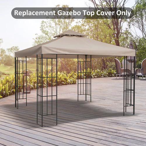 Outsunny 3 x 3(m) Gazebo Canopy Roof Top Replacement Cover Spare Part - Gazebos