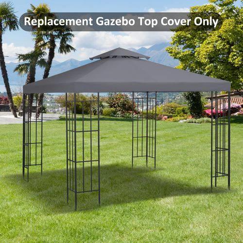 Outsunny 3 x 3(m) Gazebo Canopy Roof Top Replacement Cover Spare Part - Gazebos