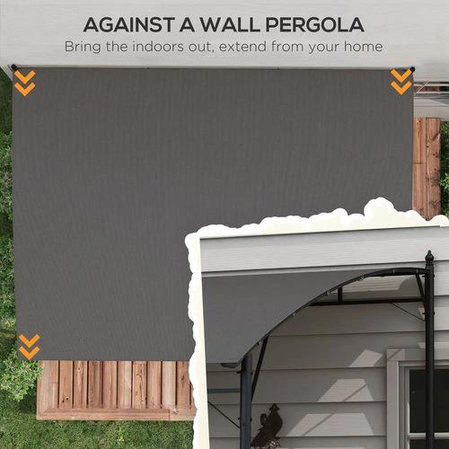 Outsunny 3 x 4m Metal Pergola, Outdoor Gazebo UV-Resistant Sun Shade Shelter by Outsunny
