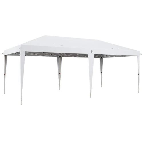 Outsunny Outsunny 6 x 3(m) Pop Up Gazebo Patio Party Event Heavy Duty Canopy White - Gazebos