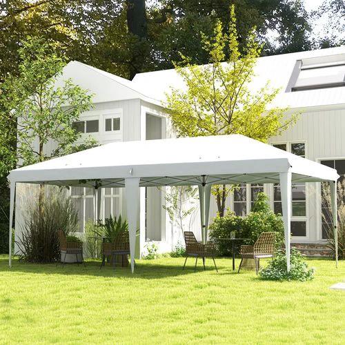 Outsunny Outsunny 6 x 3(m) Pop Up Gazebo Patio Party Event Heavy Duty Canopy White - Gazebos