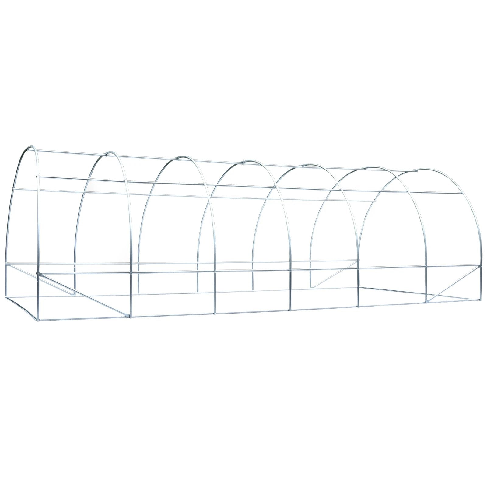 Outsunny Walk-in Greenhouse Tunnel Round Gardening - Uncategorized Greenhouse