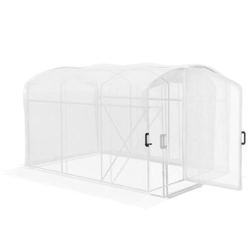 Outsunny Outsunny 3 x 2 x 2m Polytunnel Greenhouse with Door, Galvanised Steel Frame - Greenhouse