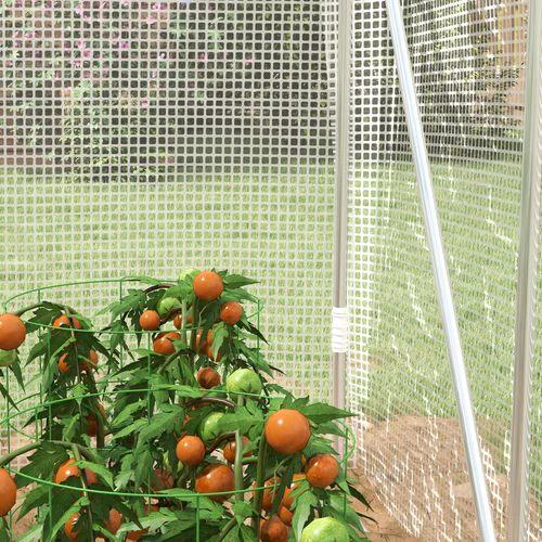 Outsunny 3 x 2 x 2m Polytunnel Greenhouse with Door, Galvanised Steel Frame by Outsunny