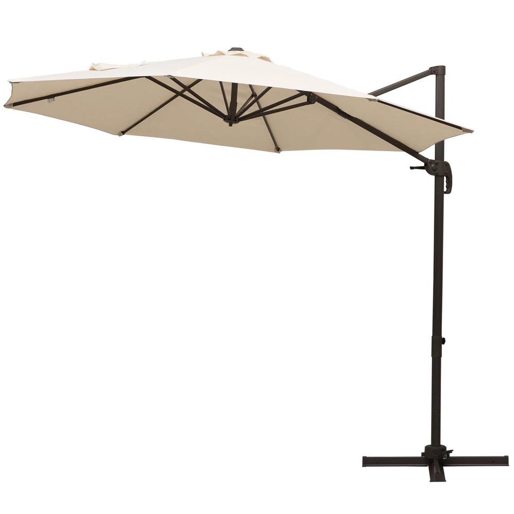 Outsunny 3m Cantilever Aluminium Frame Outdoor Garden Parasol - Uncategorized Parasol