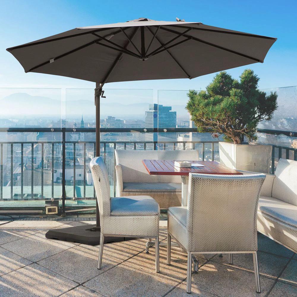 Outsunny 3m Cantilever Aluminium Frame Outdoor Garden Parasol - Uncategorized Parasol